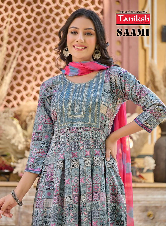 Taniksh Saami Vol 2 Wholesale Readymade Cotton Salwar Suits Catalog
